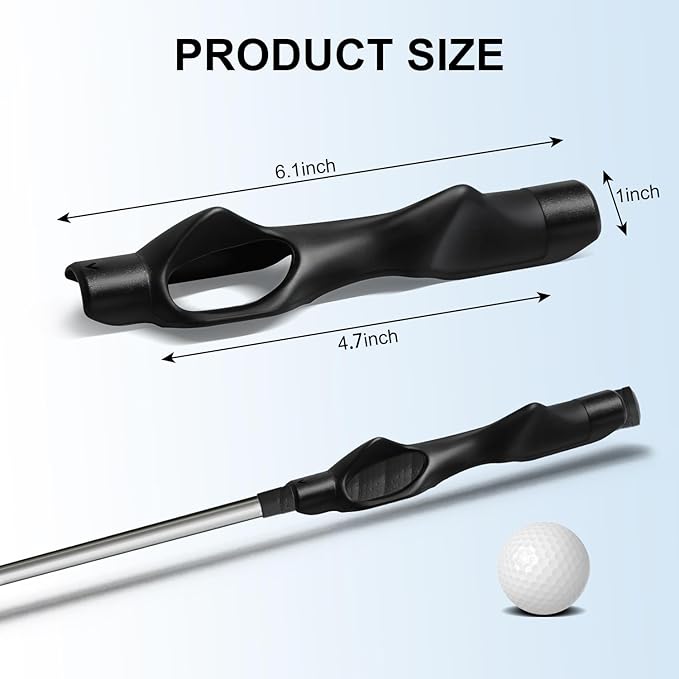 Golf Grip Trainer, Grip Trainer Golf for Boosting Grip Strength, Precision & Swing, Training Aid to Train Correct Hand Position & Achieve Outstanding Performance