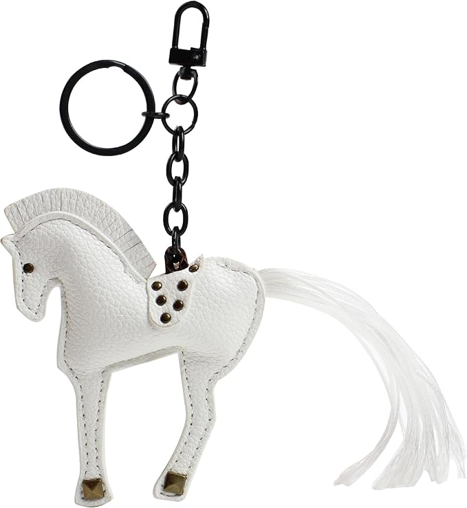 Horse Keychain, Hanging Charm Accessory for Purse, Bag and Backpacks Pony Key Chain for Women