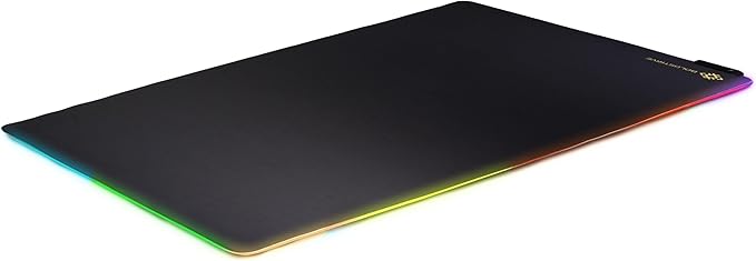 LED Exercise Equipment Mat 24x48in / 30x60in - Stylish Non-Slip Floor Protection for Spin Bikes, Walking Pads, and Ellipticals - Exercise Bike Mat, Peloton Bike Mat, Peloton accessories