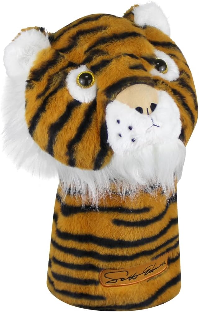Scott Edward Golf Club Cover Fit Well for Driver or Fairway Wood Golf Club, Funny Cute Animal Design Soft Functional Golf Headcover Stylish Protection for Your Clubs for Men and Women