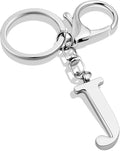 LAXPICOL Gold Letter A-Z Keychain for Women Bag Charms Purse Charms For Handbags Metal Alphabet Initial Letter Keychain