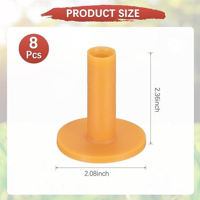 Rubber Golf Tees - Flexible Stable Ball Holder Use for Home & Outdoor & Indoor Tall Training Driving Range - [] Hitting Mats