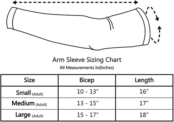 UV Sun Protection Arm Sleeves Compression Sports Cooling Sleeves for Gardening Basketball Football Golf Cycling