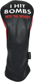 ReadyGOLF I Hit Bombs (Into The Woods) Embroidered Driver Headcover