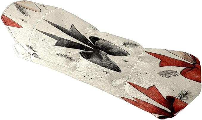 Funny Butterfly Colorful Golf Head Covers for Driver, Fairway, Hybrid & 3 Wood Premium PU Leather with Soft Velvet Lining Waterproof & Scratch-Resistant Unique Golf Gift for Men & Women
