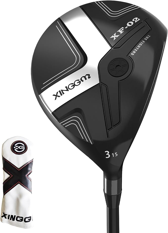 XF02 Golf Fairway Wood-Premium Golf Club 3 Wood/5 Wood RH,High-MOI&Low CG Sole,Master The Fairway Wood with Ease