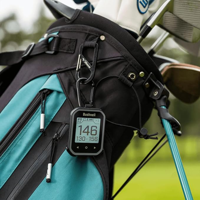 Bushnell Golf Phantom 3 Slope GPS Handlheld (Red/Blue) | 38,000+ Courses, Slope Compensation, Hazard Info, Distance Calculator, Scorekeeping, Magnet Mount, Touchscreen | Signature Series Golf Towel