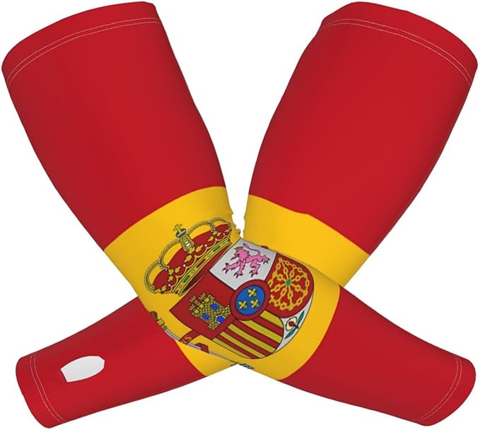 Cute Flag Arm Sleeves Cooling Sun Protection Sports Flag Sleeves for Men Women
