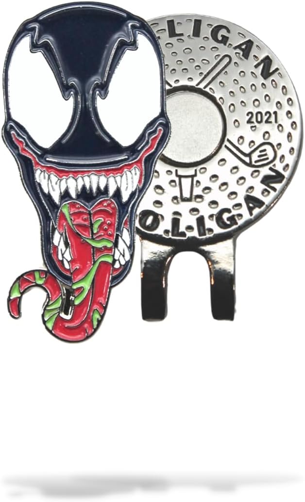 Funny Golf Ball Marker + Premium Magnetic Hat Clip | Unique Gift for Men & Women Golfers | Hilarious Golf Accessory for Any Golfer | NEW Designs!