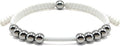 LAMIBEE Golf Stainless Steel 10 Beads Score Counter Bracelet, Golf Stroke Count Bracelet, Resizable and Easy to Adjust Golf Round Scoring Tracker, Durable and Stylish Golf Accessory