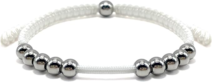 LAMIBEE Golf Stainless Steel 10 Beads Score Counter Bracelet, Golf Stroke Count Bracelet, Resizable and Easy to Adjust Golf Round Scoring Tracker, Durable and Stylish Golf Accessory