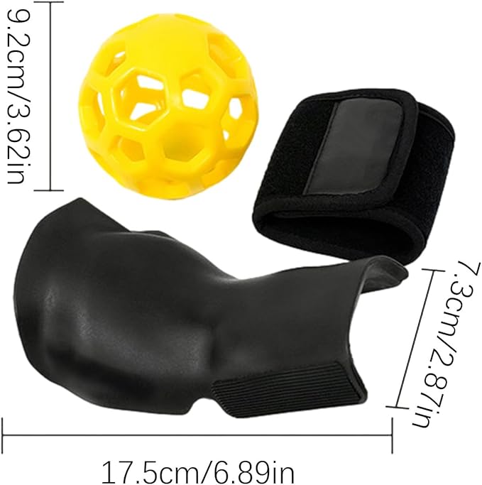 Golf Swing Trainer - Inflatable Practice Aid, Wrist Alignment Control Guide, Skill Development Practice Tool, Arm Position with Balanced Form Support | Golfer Motion Stability for Accurate