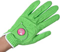 Women's Soft Flex Golf Gloves with Magnetic Ball Marker with Removable Golf Ball Marker- Left Hand
