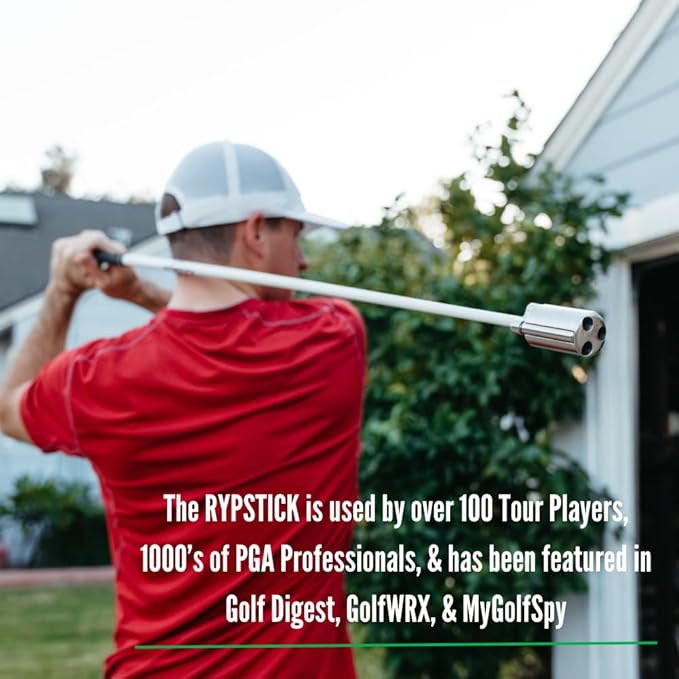 Rypstick | Golf Swing Trainer Device for Increased Distance - Golf Speed Trainer and Warmup Aid
