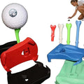 Hinged Turf Base V3 - Turf Tee for Artificial Turf - Includes Pre-Cut Tee Variety Packs, Golf Tee Holder for Artificial Turf, Indoor Outdoor Home Training
