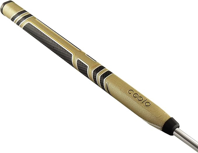 COOLO Low Torque Golf Putter, Provide Greater Stability and Less Face Twisting, Blade/Mallet/Heavy/Center Shafted/Counter Balanced Putter, Oversized Grip, Right & Left
