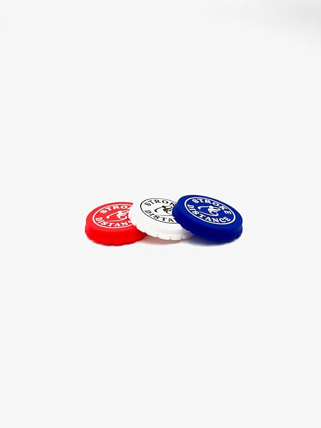 Can Cap Tee 3 Pack: Ultimate Beverage Protection & Golf Tee in One - Red White and Blue