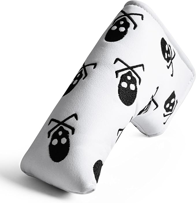 FINGER TEN Golf Blade Putter Cover Premium Synthetic Leather Stylish Design, Universal Headcover Waterproof Protection, Durable Headcovers Covers Fit Most Blade Putters for Men Women