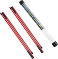 Rhino Valley Golf Alignment Sticks - 48" Collapsible Golf Practice Rods for Aiming, Putting, Full Swing Trainer, Posture Corrector with Clear Tube Case, Golf Training Equipment
