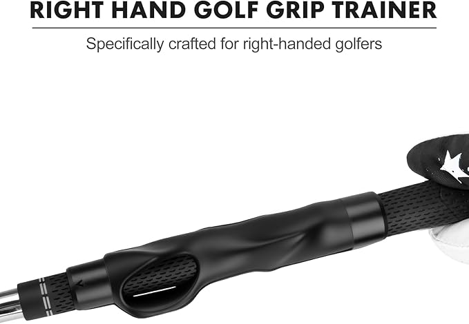 Golf Grip Trainer Golf Practice Tool, Easy To Carry to the Practice Area, Golf Swing Trainer Ensure the Right Grip Every Time, Golf Grip Training Aid, Golf Accessories Improve Your Swing Rhythm