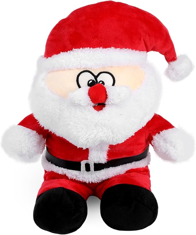 Christmas Golf Club Covers, Fun Plush Headcovers with Soft Protection for Fairway Wood Clubs, Festive Golf Gift for Men and Women