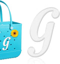 Mity rain Letter Charms for Bogg Bag，Alphabet Lettering Accessories Charms Compatible with Bogg Bag Original All Models, Insert Decorative Letter for Handbag Beach Tote Bag G