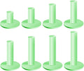 Rubber Golf Tees for Mats & Indoor Golf Simulators - 8 Pack Mixed Size for Driving Range & Indoor and Outdoor Golf Hitting Mats (US Sizes, 8 Sizes)