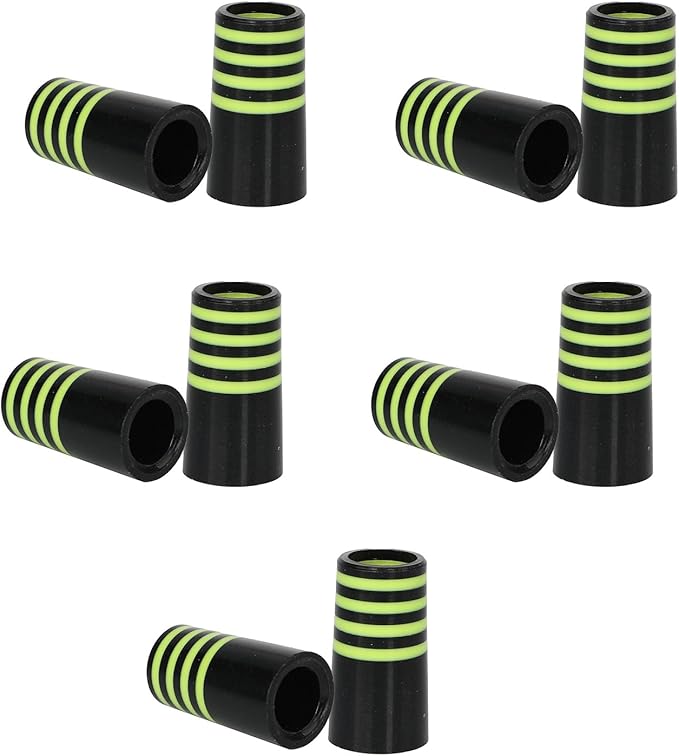 10 Pcs Golf Ferrules,Golfing Club Ferrules Colorful Golfing Iron Ferrules Fit 0.35Inch Tapered Steel Shafts
