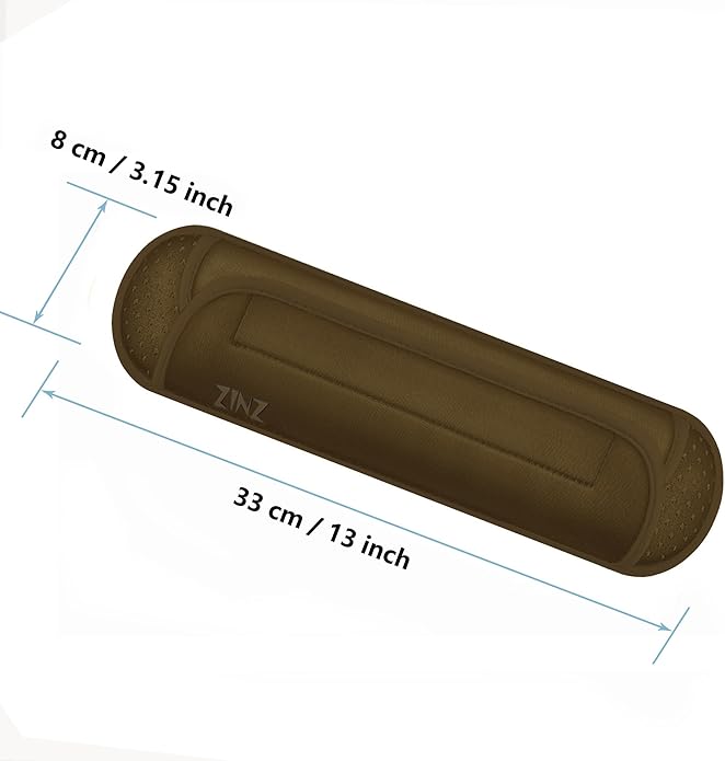 ZINZ Ultra Thick & Breathable Universal Shoulder Pad Cushion for Bag - Long & Comfort