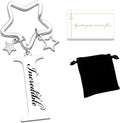 Qunrwe Stainless Steel Initial Letter A-Z Keychain,Inspirational Gifts for Women Men Friends Daughter Son Sister Dad Mom