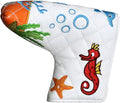 Golf Head Covers Blade Putter Cover Headcover Magnetic Closure Embroidered Fit for Most Brands Scotty Cameron Odyssey Blade Taylormade Ping ect.