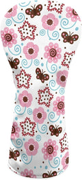 Golf Club Head Covers for Club Protective, Waterproof PU Leather Driver Fairway Wood Hybrid Head Cover