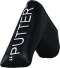 Golf Club Covers – Leather Driver Headcover, Fairway Wood, 3 Wood, Hybrid, Fits Mallet Blade Putter Head Covers Alignment Stick Cover