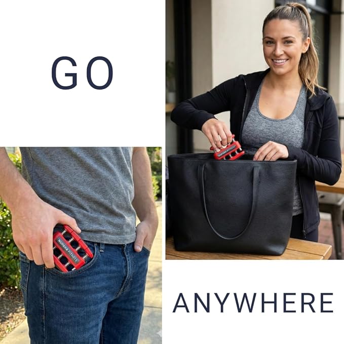 Grip Strength Trainer - Hand Strengthening Device, Finger Exerciser, Grip Trainer, Hand Exerciser, and Forearm Strengthener.
