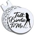 Strong Woman Golfer Ball Marker with Magnetic Hat Clip, Funny Golf Accessories Gifts for Proud Women, Novelty Birthday Gifts for Women Golfer Fan
