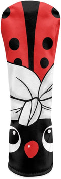 Golf Club Head Covers for Club Protective, Waterproof PU Leather Driver Fairway Wood Hybrid Head Cover