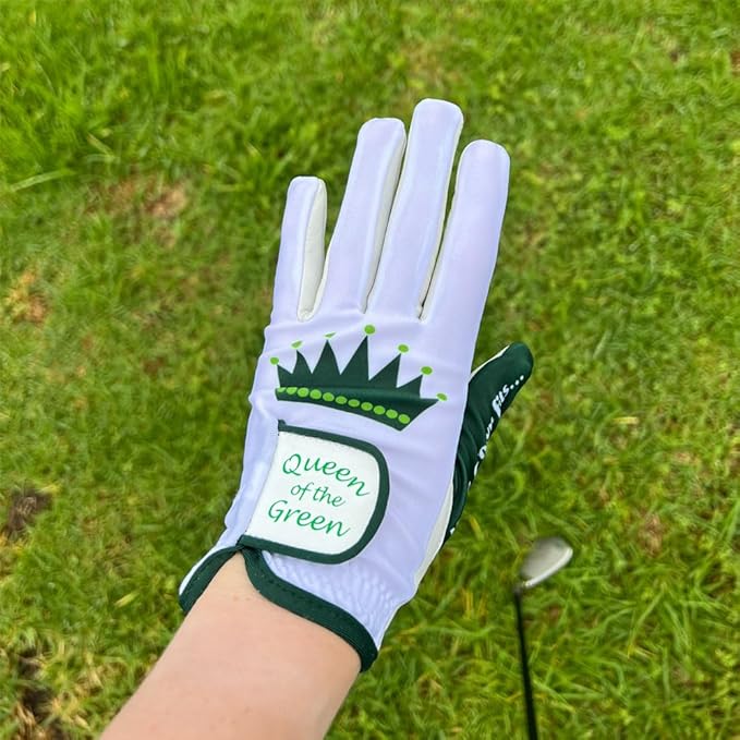 Giggle Golf Women's Golf Glove - Adjustable Strap, Left Hand Gloves for Women