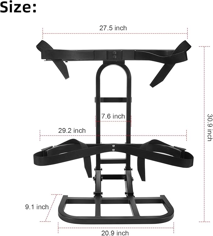 Roykaw Upgraded Golf Cart Rear Seat Bag Holder Universal Compatible with EZGO/Club Car/Yamaha, Golf Cart Rear Seat Bag Rack, Better Fixation/Space-Saving/No Drilling Required/Rust-Proof