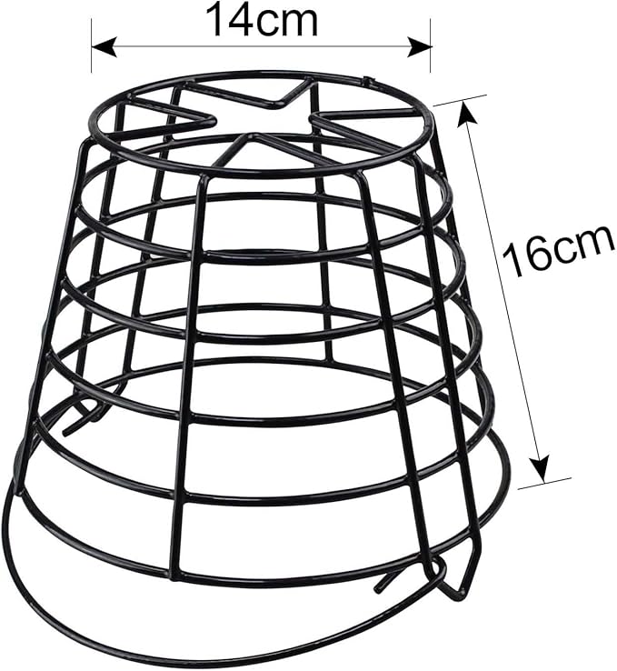Crestgolf 2PCS Stainless Metal Golf Basket Golf Ball Container Ball Bucket
