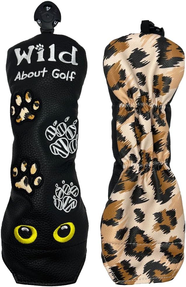 Giggle Golf Utility/Hybrid Head Cover, Colorful Club Covers for Men & Women