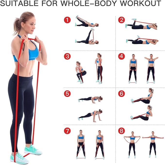 Pull-Up Bands - Resistance Bands for Women's Workout - Perfect for Gym & Home