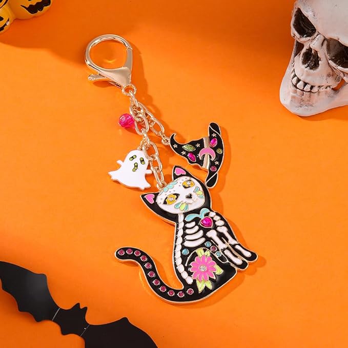 Madison Tyler Western Cowboy Boots Cherry Bow Bubble Tea Strawberry Cute Keychain | Bag Charms for Handbags Purse Charms