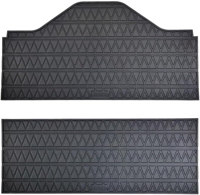 Club Clean Evolution Golf Cart Floor Mat, Fits D5 and D5 Max Models, Full Coverage 8 mm Heavy-Duty Compound Liner, Waterproof Non-Slip Floor Protector, Premium Custom Fit Design (D5 1st & 2nd Row)