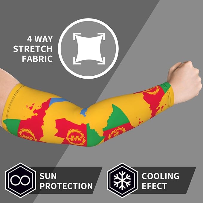 Flag Arm Sleeves Filipino Flag Compression Arm Sleeves for Men Women Tattoo Cover Up Cooling Arm Sleeve 1 Pair