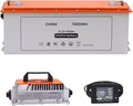 CHINS 48V 150Ah Lithium Golf Cart Battery with 48V 18A Lithium Charger, Built-in Smart 200A BMS, with Touch Monitor & Mobile APP, 4000+ Cycles Rechargeable LiFePO4 Battery, Max 10.24kW Power Output