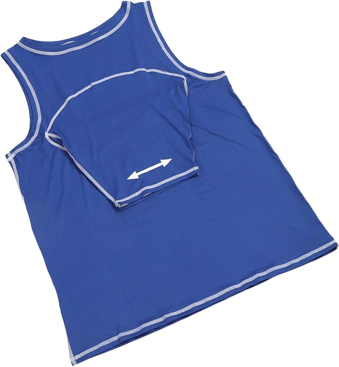 Club Swing Training Vest, Golf Posture Shirt with Swing Training Aid Blue S Lightweight for Outdoor Golf Practice Arm Body Alignment