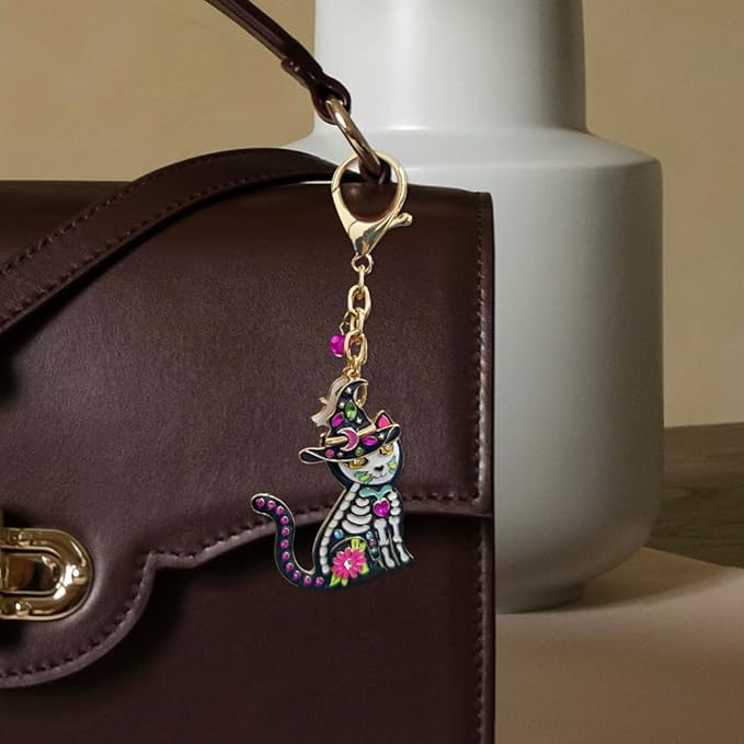 Madison Tyler Western Cowboy Boots Cherry Bow Bubble Tea Strawberry Cute Keychain | Bag Charms for Handbags Purse Charms