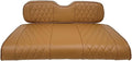 Huskey Parts Company 2PCS Brown Golf Cart Seat Cover for EZGO Valor/Freedom TXT 2014-2022, Marine Grade Vinyl, Custom Fit, Staple On…