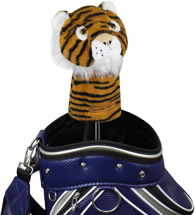 Scott Edward Golf Club Cover Fit Well for Driver or Fairway Wood Golf Club, Funny Cute Animal Design Soft Functional Golf Headcover Stylish Protection for Your Clubs for Men and Women