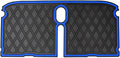 Xtreme Mats Bag Well Mat Rubber Liner Insert Protects Plastic Surfaces from Scuffs for EZGO 2016-2022 RXV Models - Blue Trim